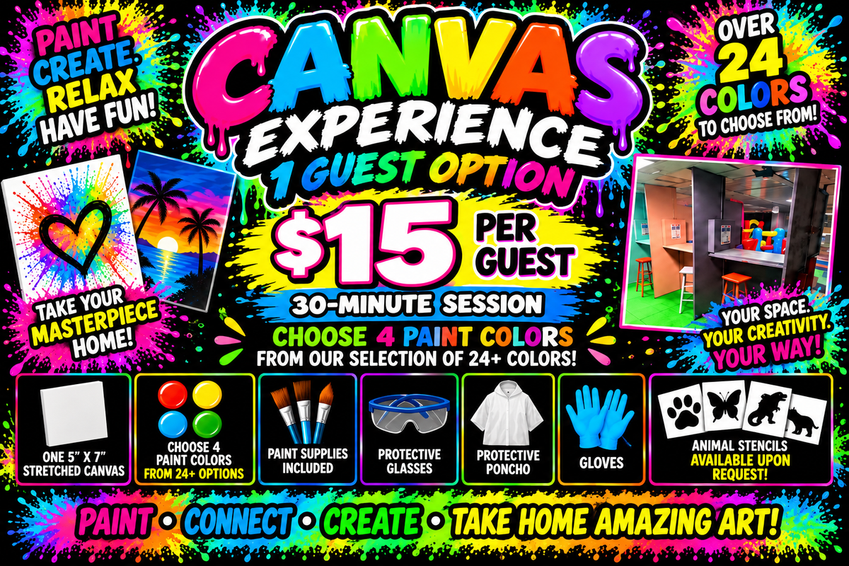 🎨Canvas Experience- 1️⃣ Guest 👩🎨